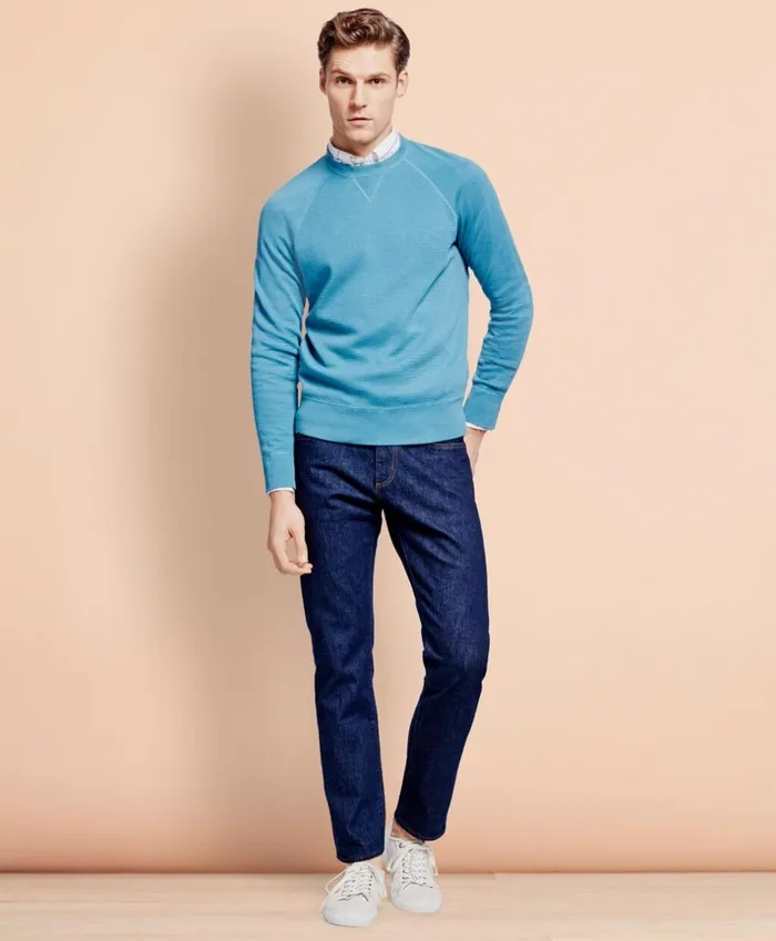 Brooks Brothers Casual Pants 901 Slim Straight Stretch Jeans In Indigo Denim Navy Wash 8211 Men Brooks Brothers Casual Pants 901 Slim Straight Stretch Jeans In Indigo Denim Navy Wash 8211 Men
