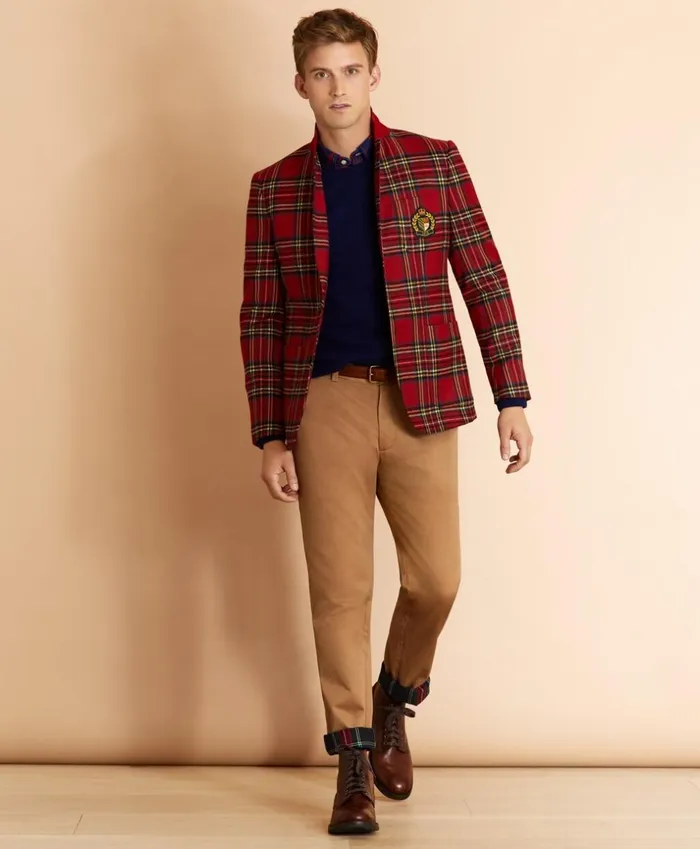 Brooks Brothers Casual Pants FlannelLined Chinos Dark Khaki 8211 Men Brooks Brothers Casual Pants FlannelLined Chinos Dark Khaki 8211 Men