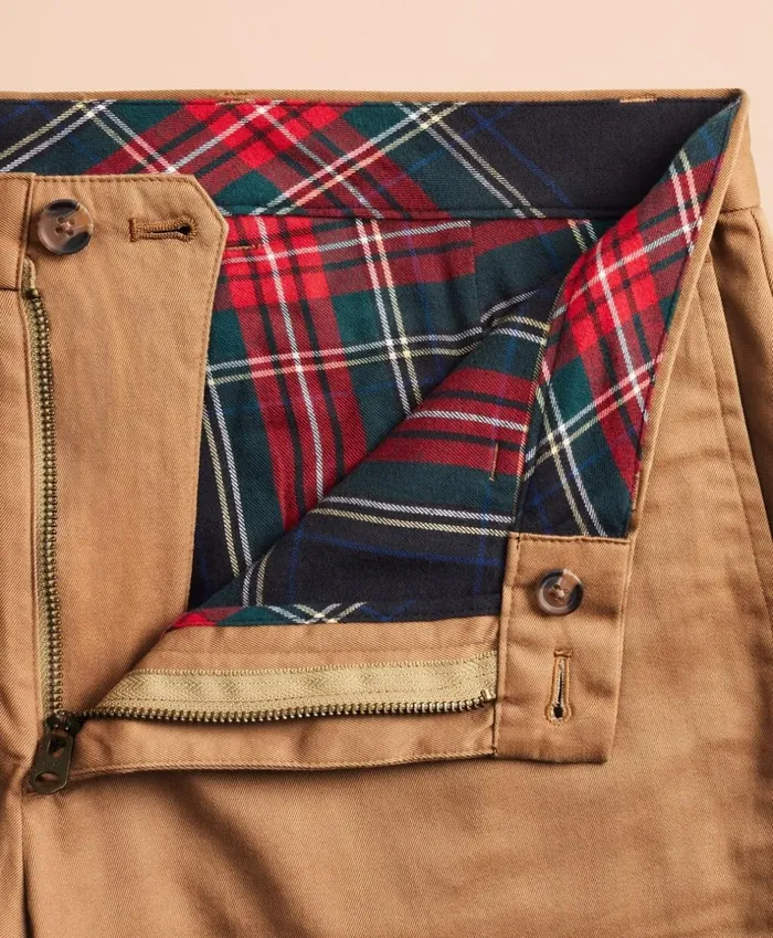Brooks Brothers Casual Pants FlannelLined Chinos Dark Khaki 8211 Men Brooks Brothers Casual Pants FlannelLined Chinos Dark Khaki 8211 Men