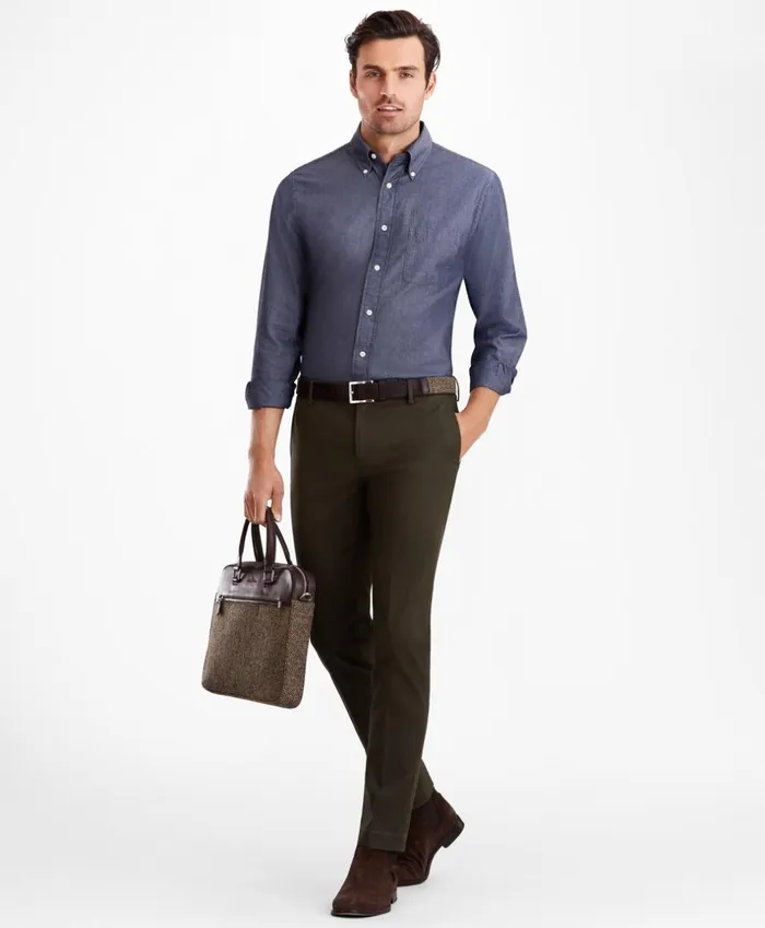 Brooks Brothers Casual Pants Soho Fit Supima Cotton Stretch Chinos Dark Green 8211 Men Brooks Brothers Casual Pants Soho Fit Supima Cotton Stretch Chinos Dark Green 8211 Men