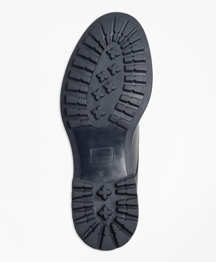 Brooks Brothers Dress and Casual Shoes 1818 Footwear LugSole Leather Chukka Boots Navy 8211 Men Brooks Brothers Dress and Casual Shoes 1818 Footwear LugSole Leather Chukka Boots Navy 8211 Men