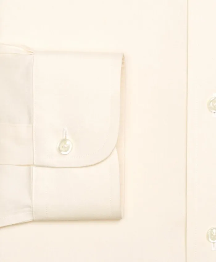 Brooks Brothers Dress Shirts Regent Fitted Dress Shirt NonIron Point Collar Ecru 8211 Men Brooks Brothers Dress Shirts Regent Fitted Dress Shirt NonIron Point Collar Ecru 8211 Men