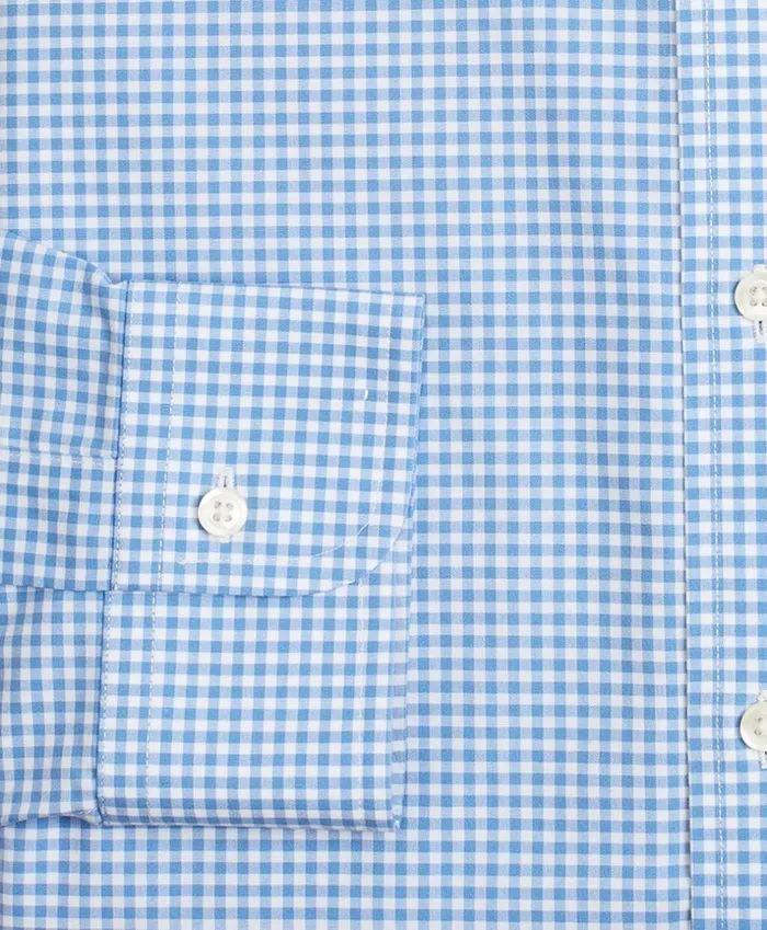 Brooks Brothers Dress Shirts Stretch Madison ClassicFit Dress Shirt NonIron Poplin English Collar Gingham Blue 8211 Men Brooks Brothers Dress Shirts Stretch Madison ClassicFit Dress Shirt NonIron Poplin English Collar Gingham Blue 8211 Men