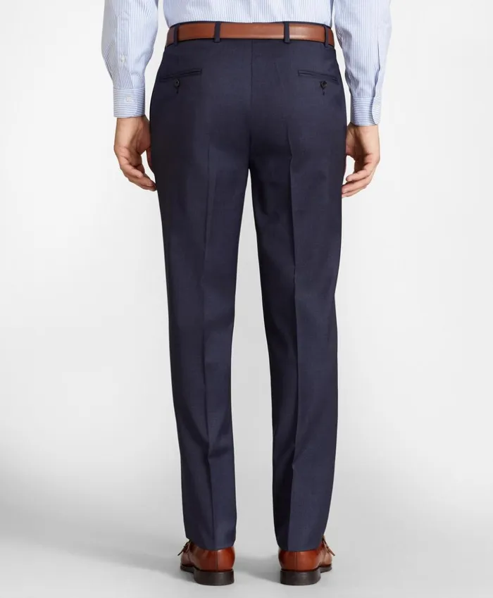 Brooks Brothers Dress Trousers BrooksFlex RegentFit Wool Trousers Unfinished Hem Blue 8211 Men Brooks Brothers Dress Trousers BrooksFlex RegentFit Wool Trousers Unfinished Hem Blue 8211 Men