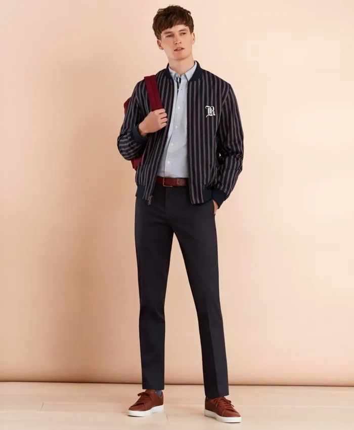 Brooks Brothers Dress Trousers Stretch Cotton Twill Trousers Navy 8211 Men Brooks Brothers Dress Trousers Stretch Cotton Twill Trousers Navy 8211 Men