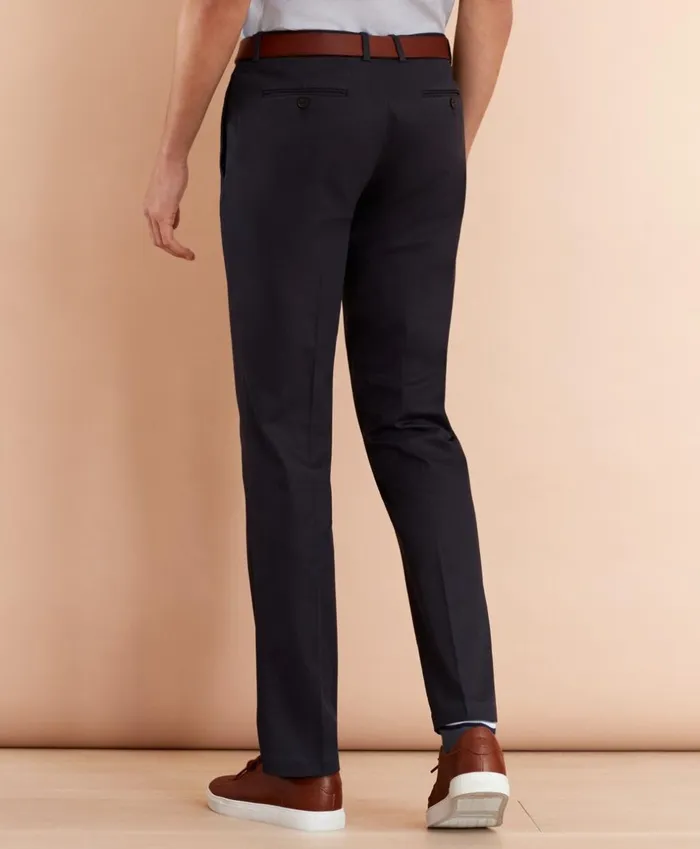 Brooks Brothers Dress Trousers Stretch Cotton Twill Trousers Navy 8211 Men Brooks Brothers Dress Trousers Stretch Cotton Twill Trousers Navy 8211 Men