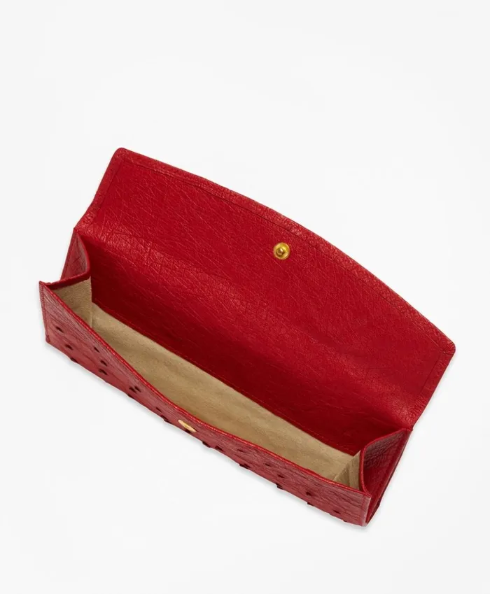 Brooks Brothers Handbags and Wallets Ostrich Wallet Red 8211 Women Brooks Brothers Handbags and Wallets Ostrich Wallet Red 8211 Women