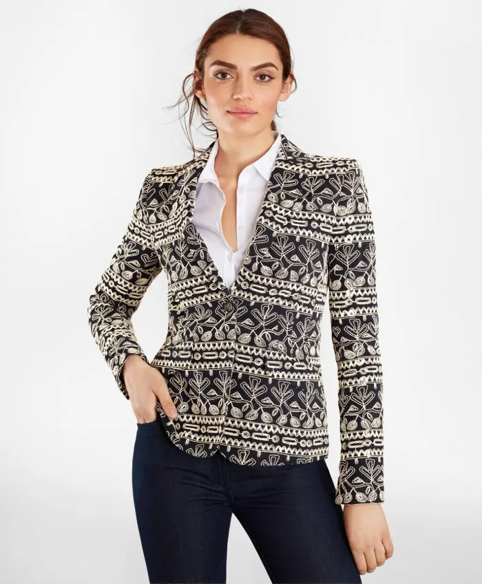 Brooks Brothers Jackets Embroidered Cotton Corduroy Jacket Navy 8211 Women Brooks Brothers Jackets Embroidered Cotton Corduroy Jacket Navy 8211 Women