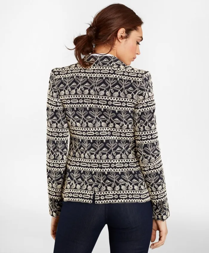 Brooks Brothers Jackets Embroidered Cotton Corduroy Jacket Navy 8211 Women Brooks Brothers Jackets Embroidered Cotton Corduroy Jacket Navy 8211 Women
