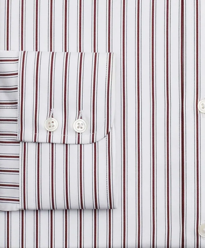 Brooks Brothers Luxury Shirts Luxury Collection Regent Fitted Dress Shirt ButtonDown Collar Stripe Burgundy 8211 Men Brooks Brothers Luxury Shirts Luxury Collection Regent Fitted Dress Shirt ButtonDown Collar Stripe Burgundy 8211 Men