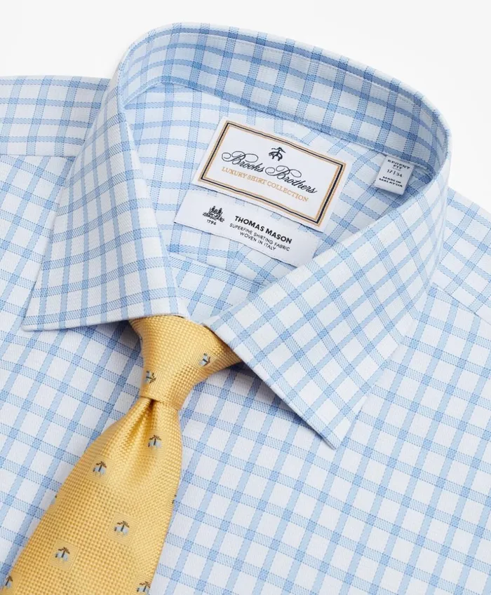Brooks Brothers Luxury Shirts Luxury Collection Regent Fitted Dress Shirt Franklin Spread Collar Check Blue 8211 Men Brooks Brothers Luxury Shirts Luxury Collection Regent Fitted Dress Shirt Franklin Spread Collar Check Blue 8211 Men