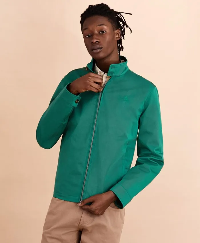 Brooks Brothers Outerwear Cotton Bomber Jacket Green 8211 Men Brooks Brothers Outerwear Cotton Bomber Jacket Green 8211 Men