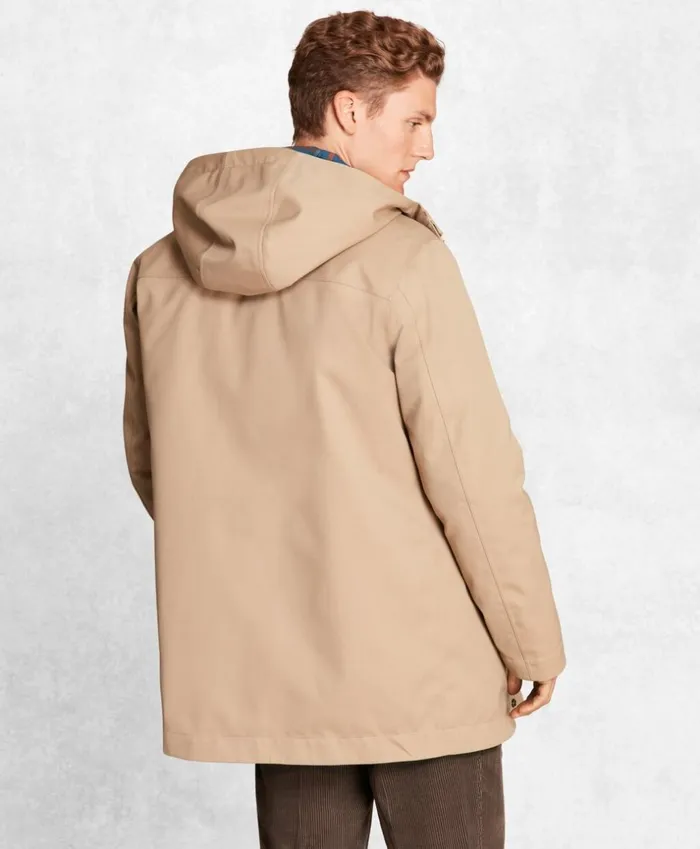 Brooks Brothers Outerwear Golden Fleece 2in1 Twill Parka Beige 8211 Men Brooks Brothers Outerwear Golden Fleece 2in1 Twill Parka Beige 8211 Men