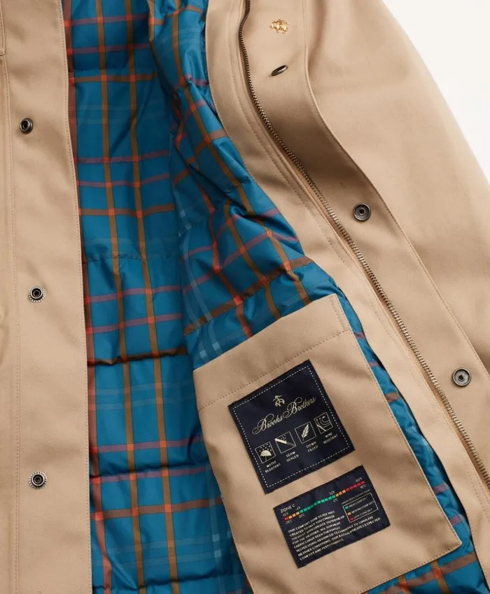 Brooks Brothers Outerwear Golden Fleece 2in1 Twill Parka Beige 8211 Men Brooks Brothers Outerwear Golden Fleece 2in1 Twill Parka Beige 8211 Men