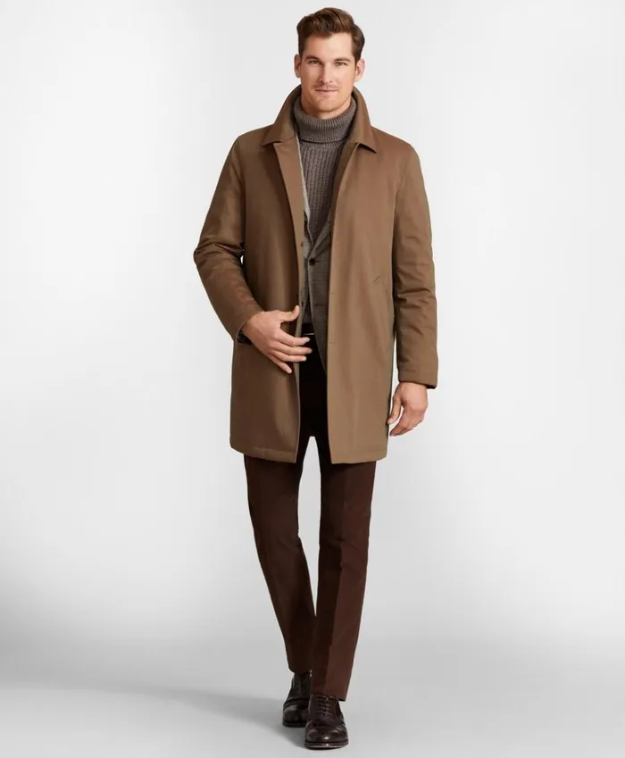 Brooks Brothers Outerwear Golden Fleece Trench Coat Brown 8211 Men Brooks Brothers Outerwear Golden Fleece Trench Coat Brown 8211 Men