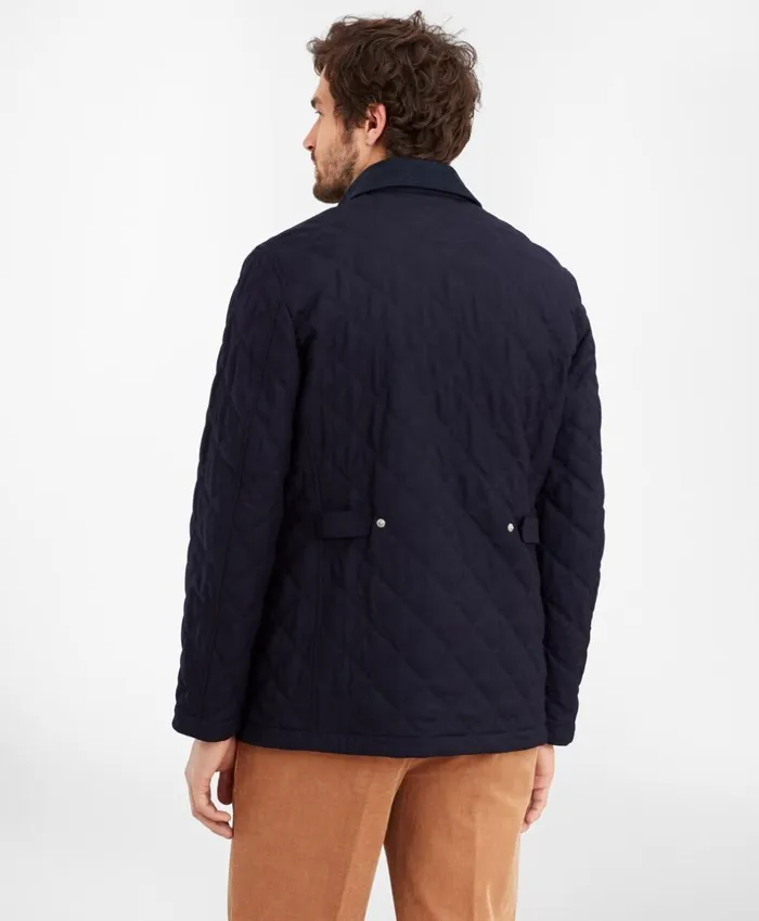 Brooks Brothers Outerwear Wool Quilted Jacket Navy 8211 Men Brooks Brothers Outerwear Wool Quilted Jacket Navy 8211 Men