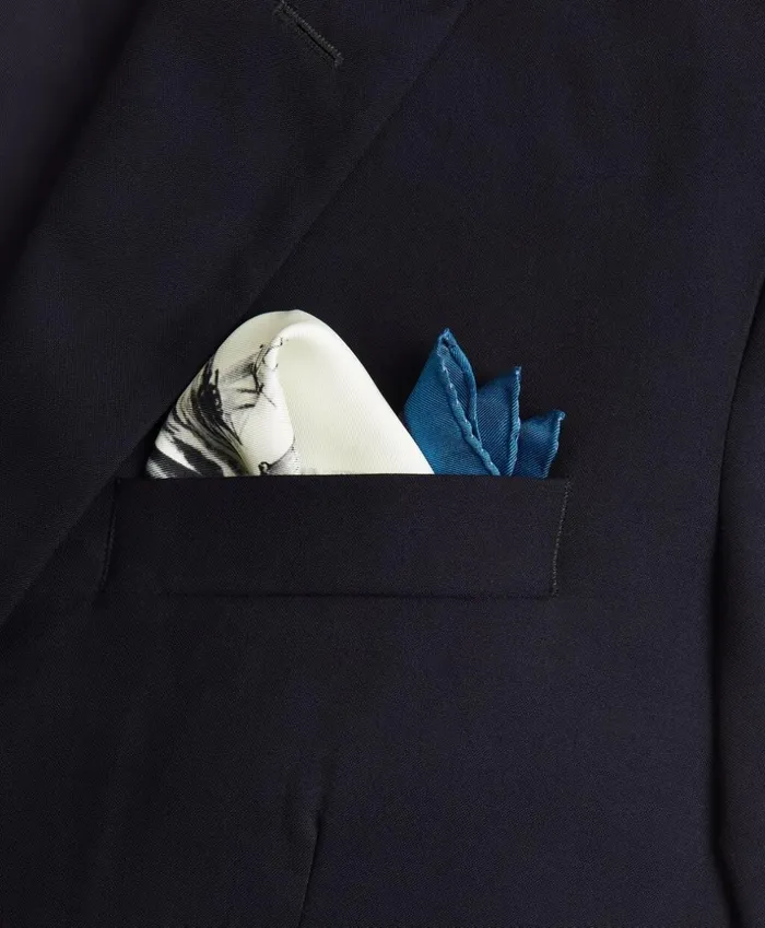Brooks Brothers Pocket Squares and Handkerchiefs Limited Edition Archival Collection Spring 1977 Silk Pocket Square Blue 8211 Men Brooks Brothers Pocket Squares and Handkerchiefs Limited Edition Archival Collection Spring 1977 Silk Pocket Square Blue 8211 Men