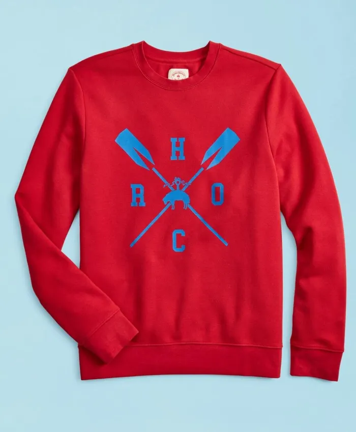Brooks Brothers Polos and TShirts Head Of The Charles Regatta Graphic Crewneck Sweatshirt Red 8211 Men Brooks Brothers Polos and TShirts Head Of The Charles Regatta Graphic Crewneck Sweatshirt Red 8211 Men