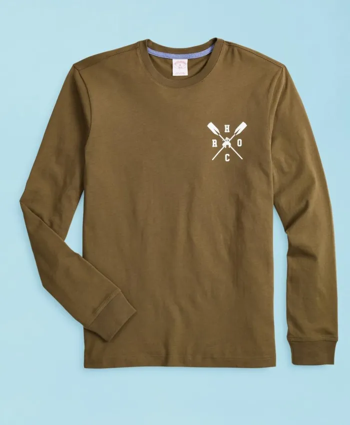 Brooks Brothers Polos and TShirts Head Of The Charles Regatta LongSleeve Graphic TShirt Green 8211 Men Brooks Brothers Polos and TShirts Head Of The Charles Regatta LongSleeve Graphic TShirt Green 8211 Men