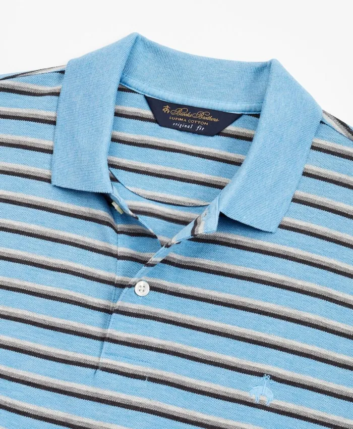 Brooks Brothers Polos and TShirts Original Fit Heathered Stripe Polo Shirt Blue 8211 Men Brooks Brothers Polos and TShirts Original Fit Heathered Stripe Polo Shirt Blue 8211 Men