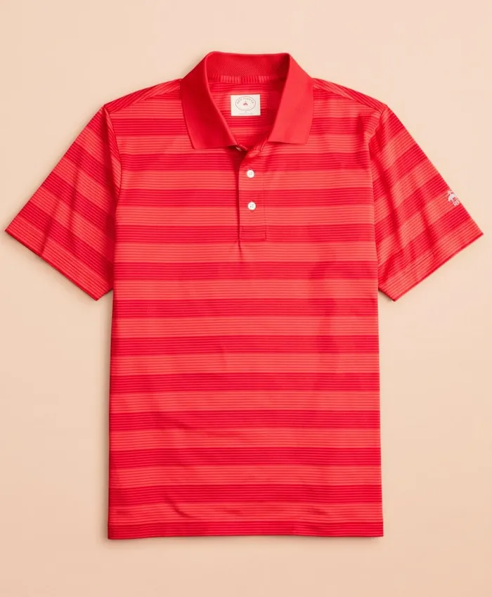 Brooks Brothers Polos and TShirts Performance Series Striped Polo Shirt Red 8211 Men Brooks Brothers Polos and TShirts Performance Series Striped Polo Shirt Red 8211 Men