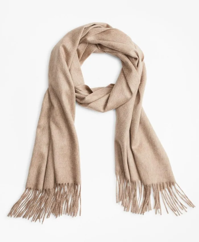 Brooks Brothers Scarves Hats and Gloves Cashmere Scarf Oatmeal 8211 Women Brooks Brothers Scarves Hats and Gloves Cashmere Scarf Oatmeal 8211 Women