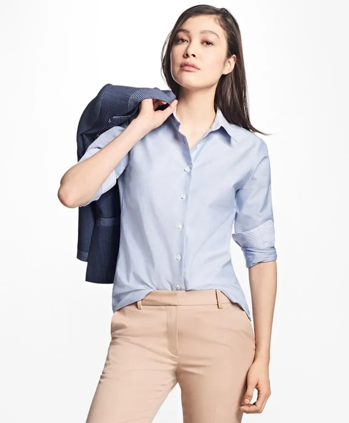 Brooks Brothers Shirts and Tops ClassicFit Supima Cotton Oxford ForwardPoint Shirt Blue 8211 Women Brooks Brothers Shirts and Tops ClassicFit Supima Cotton Oxford ForwardPoint Shirt Blue 8211 Women