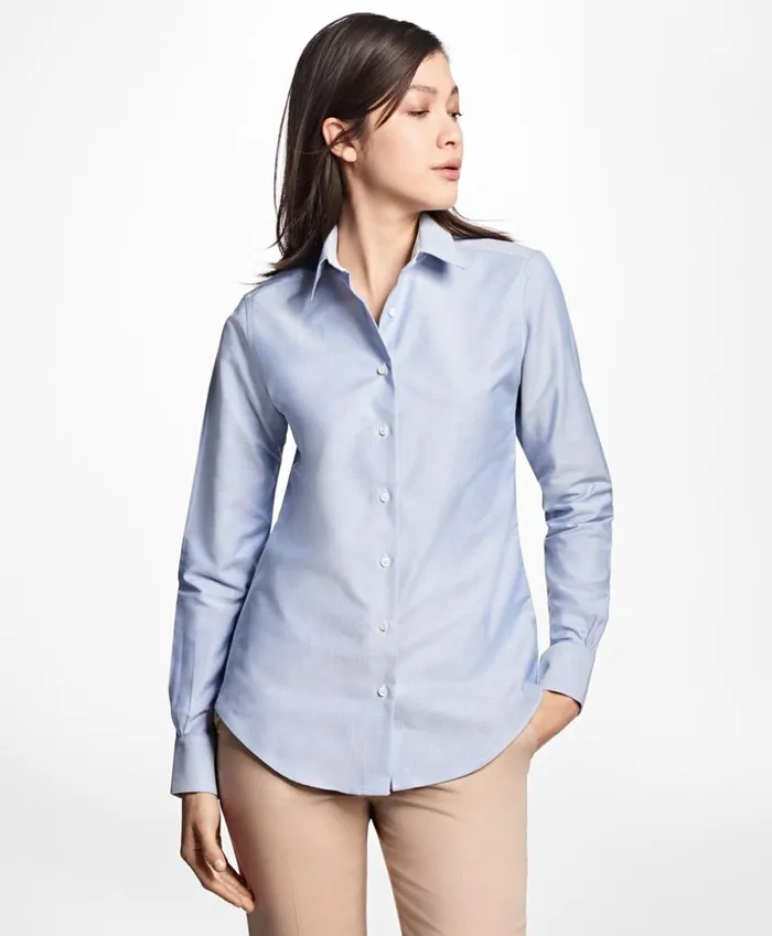 Brooks Brothers Shirts and Tops ClassicFit Supima Cotton Oxford ForwardPoint Shirt Blue 8211 Women Brooks Brothers Shirts and Tops ClassicFit Supima Cotton Oxford ForwardPoint Shirt Blue 8211 Women
