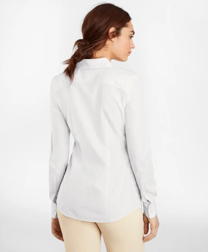 Brooks Brothers Shirts and Tops Striped Supima Cotton Poplin Fitted Shirt White 8211 Women Brooks Brothers Shirts and Tops Striped Supima Cotton Poplin Fitted Shirt White 8211 Women