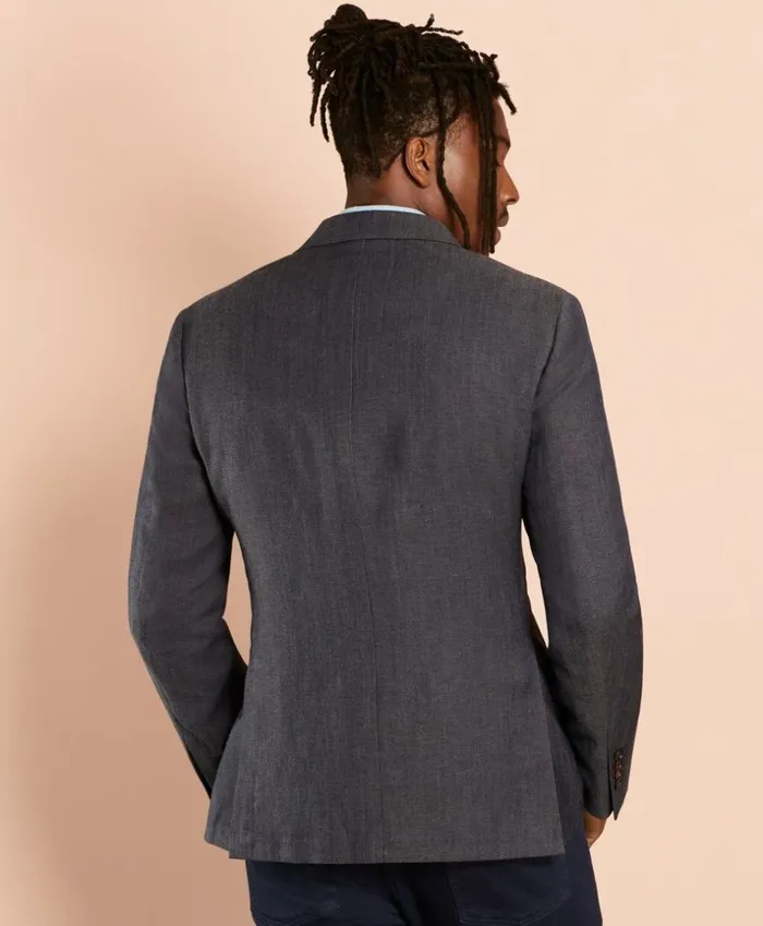 Brooks Brothers Sport Coats and Vests LinenBlend Twill Sport Coat Grey 8211 Men Brooks Brothers Sport Coats and Vests LinenBlend Twill Sport Coat Grey 8211 Men