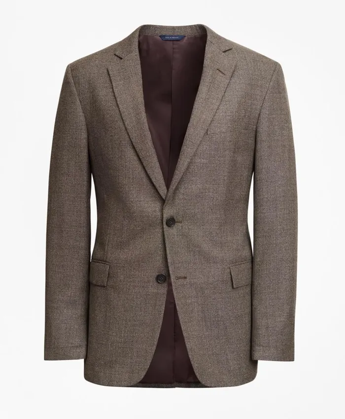 Brooks Brothers Sport Coats and Vests Regent Fit Hopsack Sport Coat Brown 8211 Men Brooks Brothers Sport Coats and Vests Regent Fit Hopsack Sport Coat Brown 8211 Men