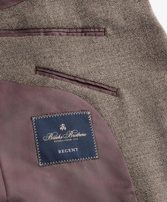 Brooks Brothers Sport Coats and Vests Regent Fit Hopsack Sport Coat Brown 8211 Men Brooks Brothers Sport Coats and Vests Regent Fit Hopsack Sport Coat Brown 8211 Men