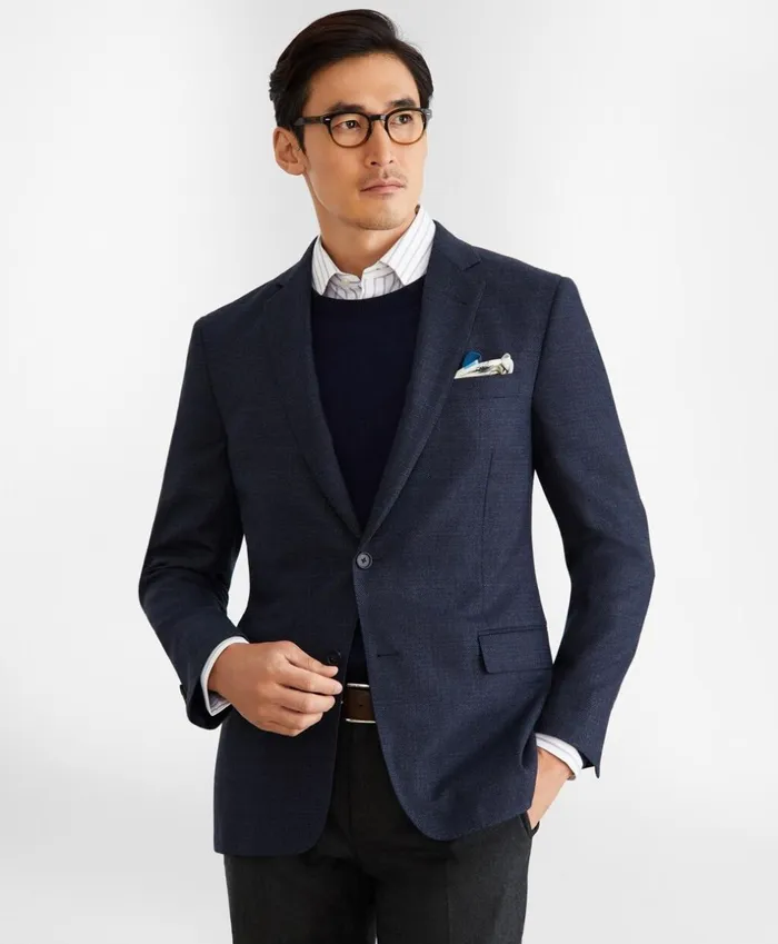 Brooks Brothers Sport Coats and Vests Regent Fit TwoButton Sport Coat Blue 8211 Men Brooks Brothers Sport Coats and Vests Regent Fit TwoButton Sport Coat Blue 8211 Men