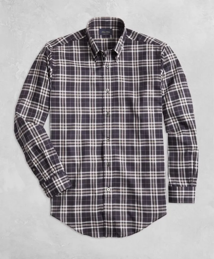 Brooks Brothers Sport Shirts Golden Fleece Regent Fit Black Plaid Flannel Sport Shirt Black 8211 Men Brooks Brothers Sport Shirts Golden Fleece Regent Fit Black Plaid Flannel Sport Shirt Black 8211 Men
