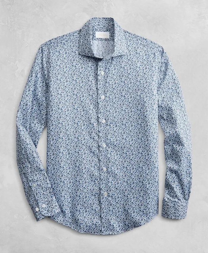 Brooks Brothers Sport Shirts Golden Fleece Regent Fitted Floral Sport Shirt Blue 8211 Men Brooks Brothers Sport Shirts Golden Fleece Regent Fitted Floral Sport Shirt Blue 8211 Men