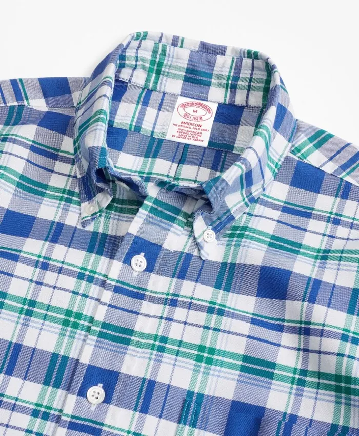 Brooks Brothers Sport Shirts Madison Fit Oxford Blue And Green Plaid Sport Shirt Bluegreen 8211 Men Brooks Brothers Sport Shirts Madison Fit Oxford Blue And Green Plaid Sport Shirt Bluegreen 8211 Men