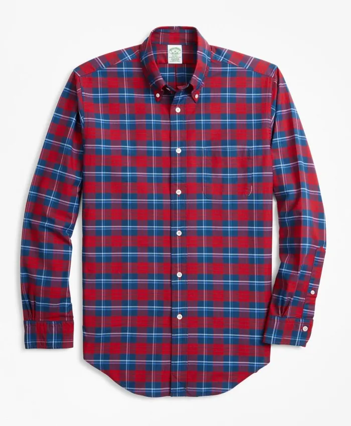 Brooks Brothers Sport Shirts Milano Fit Oxford Bold Plaid Sport Shirt Blue 8211 Men Brooks Brothers Sport Shirts Milano Fit Oxford Bold Plaid Sport Shirt Blue 8211 Men