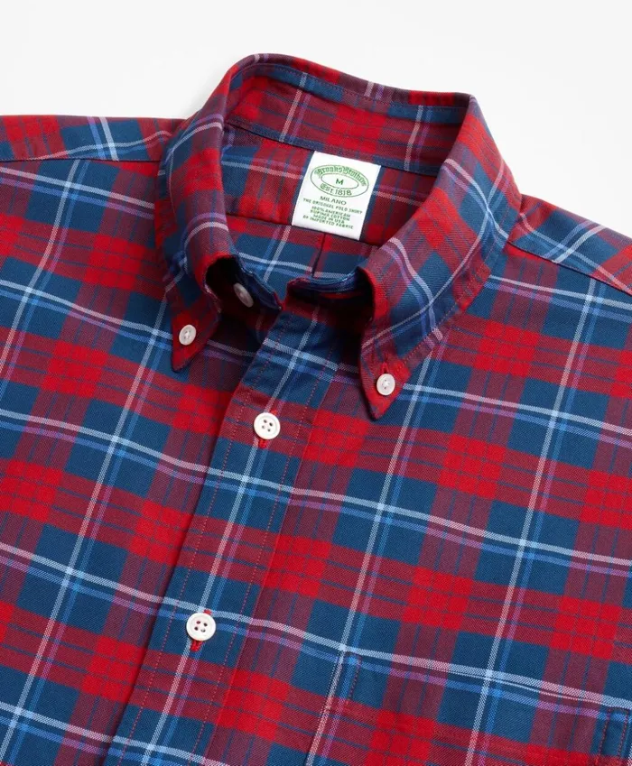 Brooks Brothers Sport Shirts Milano Fit Oxford Bold Plaid Sport Shirt Blue 8211 Men Brooks Brothers Sport Shirts Milano Fit Oxford Bold Plaid Sport Shirt Blue 8211 Men
