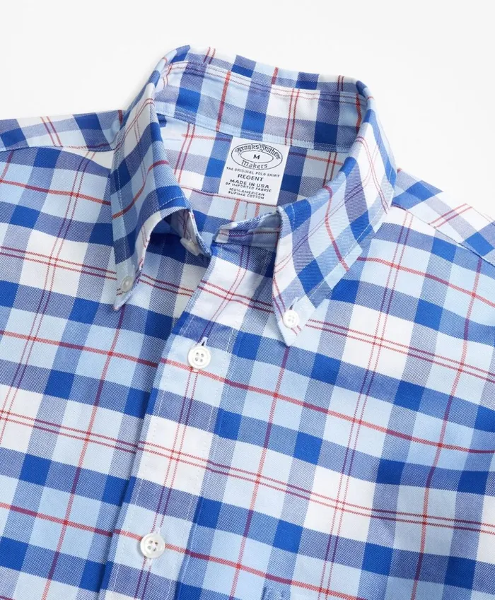 Brooks Brothers Sport Shirts Regent Fit Oxford Blue And Red Plaid Sport Shirt Bluered 8211 Men Brooks Brothers Sport Shirts Regent Fit Oxford Blue And Red Plaid Sport Shirt Bluered 8211 Men