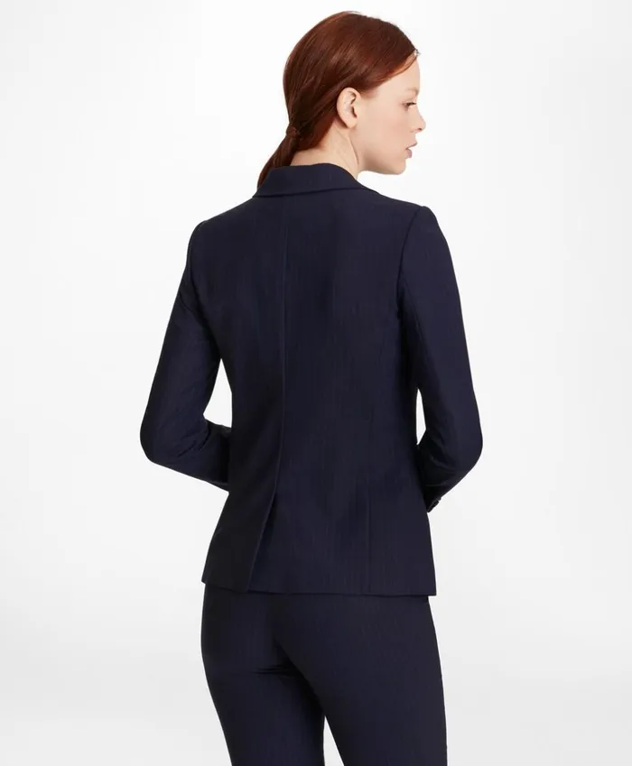 Brooks Brothers Suit Separates Pinstripe BrooksCool Merino Wool Jacket Navy 8211 Women Brooks Brothers Suit Separates Pinstripe BrooksCool Merino Wool Jacket Navy 8211 Women