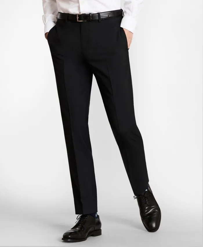 Brooks Brothers Suits BrooksGate MilanoFit Wool Suit Pants Black 8211 Men