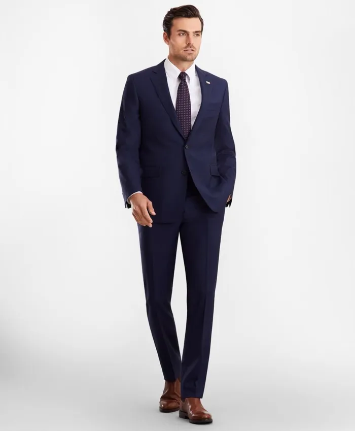 Brooks Brothers Suits Regent Fit Stripe 1818 Suit Navy 8211 Men