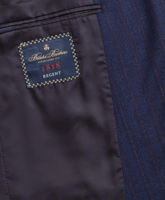 Brooks Brothers Suits Regent Fit Stripe 1818 Suit Navy 8211 Men Brooks Brothers Suits Regent Fit Stripe 1818 Suit Navy 8211 Men