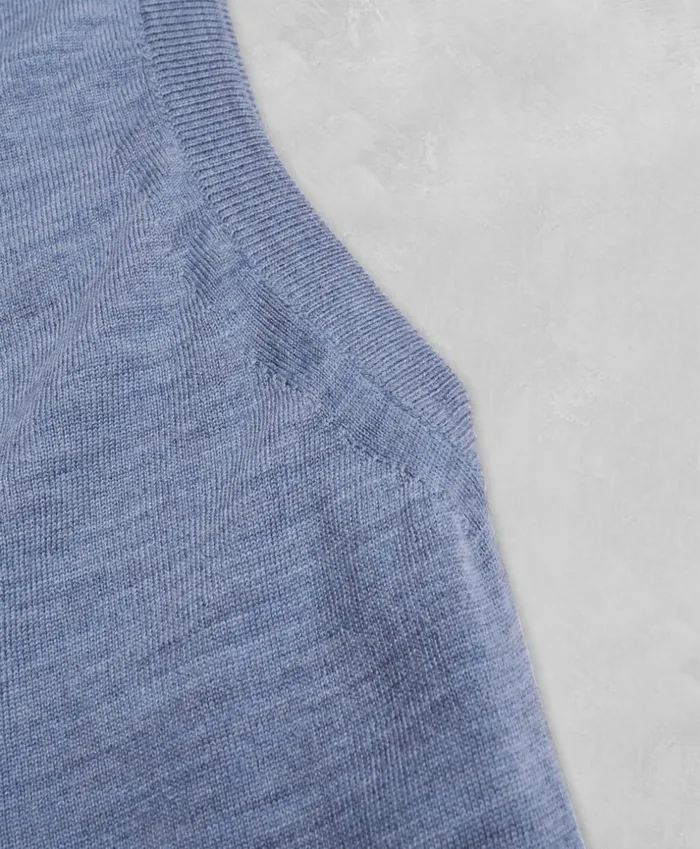 Brooks Brothers Sweaters Golden Fleece 3D Knit FineGauge Merino ButtonFront Vest Denim Blue 8211 Men Brooks Brothers Sweaters Golden Fleece 3D Knit FineGauge Merino ButtonFront Vest Denim Blue 8211 Men