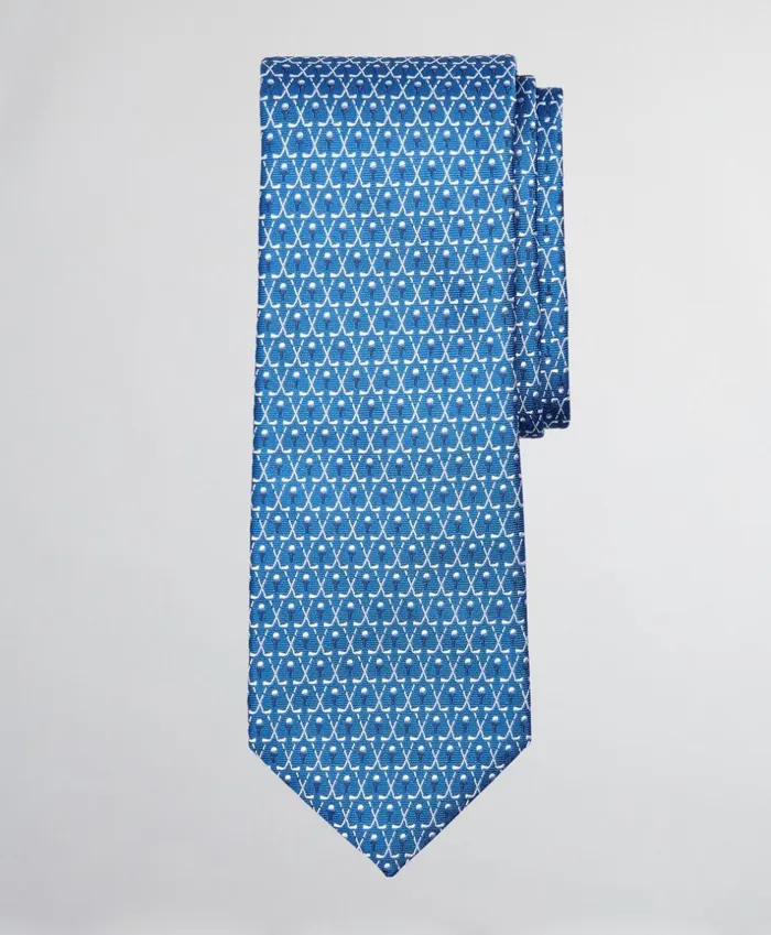 Brooks Brothers Ties Golf Clubs And Tee Tie Blue 8211 Men
