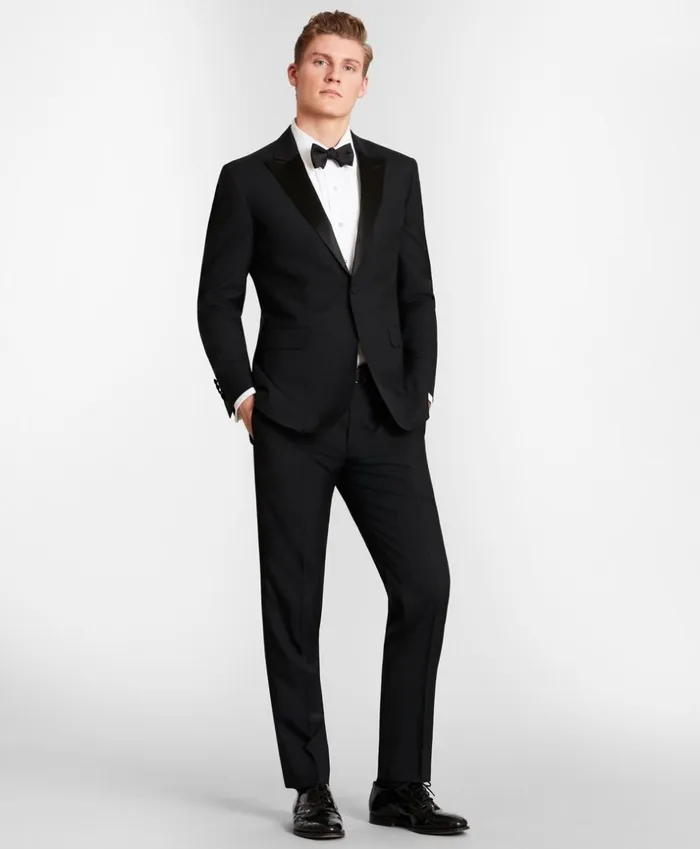 Brooks Brothers Tuxedo Shop BrooksGate MilanoFit Wool Tuxedo Jacket Black 8211 Men Brooks Brothers Tuxedo Shop BrooksGate MilanoFit Wool Tuxedo Jacket Black 8211 Men