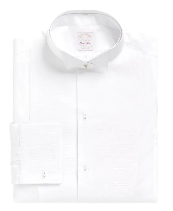 Brooks Brothers Tuxedo Shop Golden Fleece French Cuff Tuxedo Shirt With Detachable Collar White 8211 Men Brooks Brothers Tuxedo Shop Golden Fleece French Cuff Tuxedo Shirt With Detachable Collar White 8211 Men