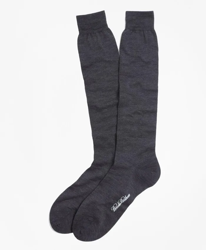 Brooks Brothers Underwear and Socks Merino Wool Mini Dot OvertheCalf Socks Charcoal 8211 Men Brooks Brothers Underwear and Socks Merino Wool Mini Dot OvertheCalf Socks Charcoal 8211 Men