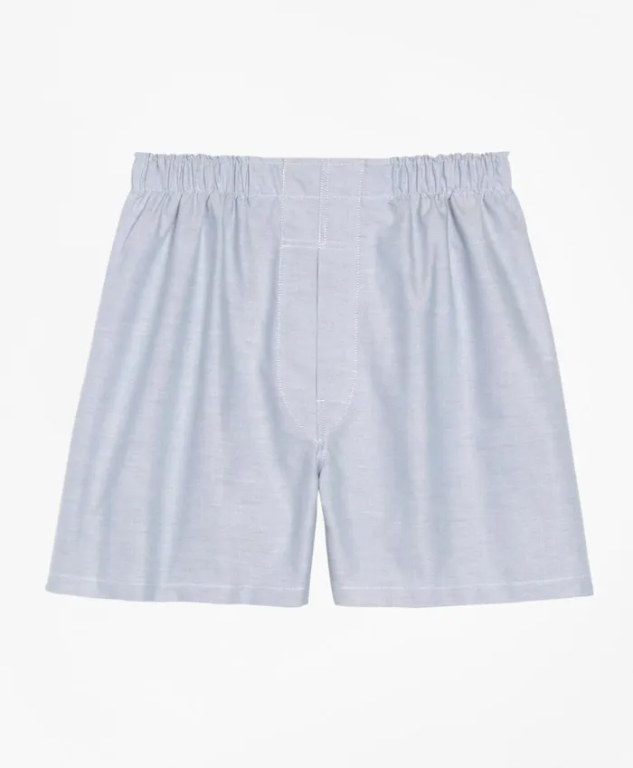 Brooks Brothers Underwear and Socks Traditional Fit Oxford Boxers Blue 8211 Men Brooks Brothers Underwear and Socks Traditional Fit Oxford Boxers Blue 8211 Men