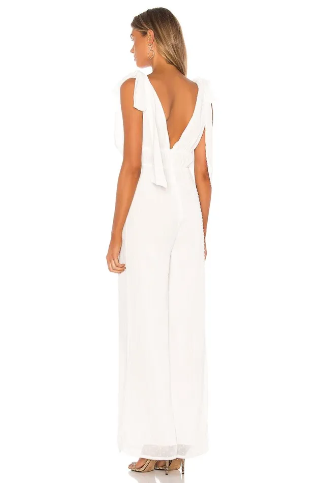 Cain Jumpsuit White Women Lovers and Friends Jumpsuits
